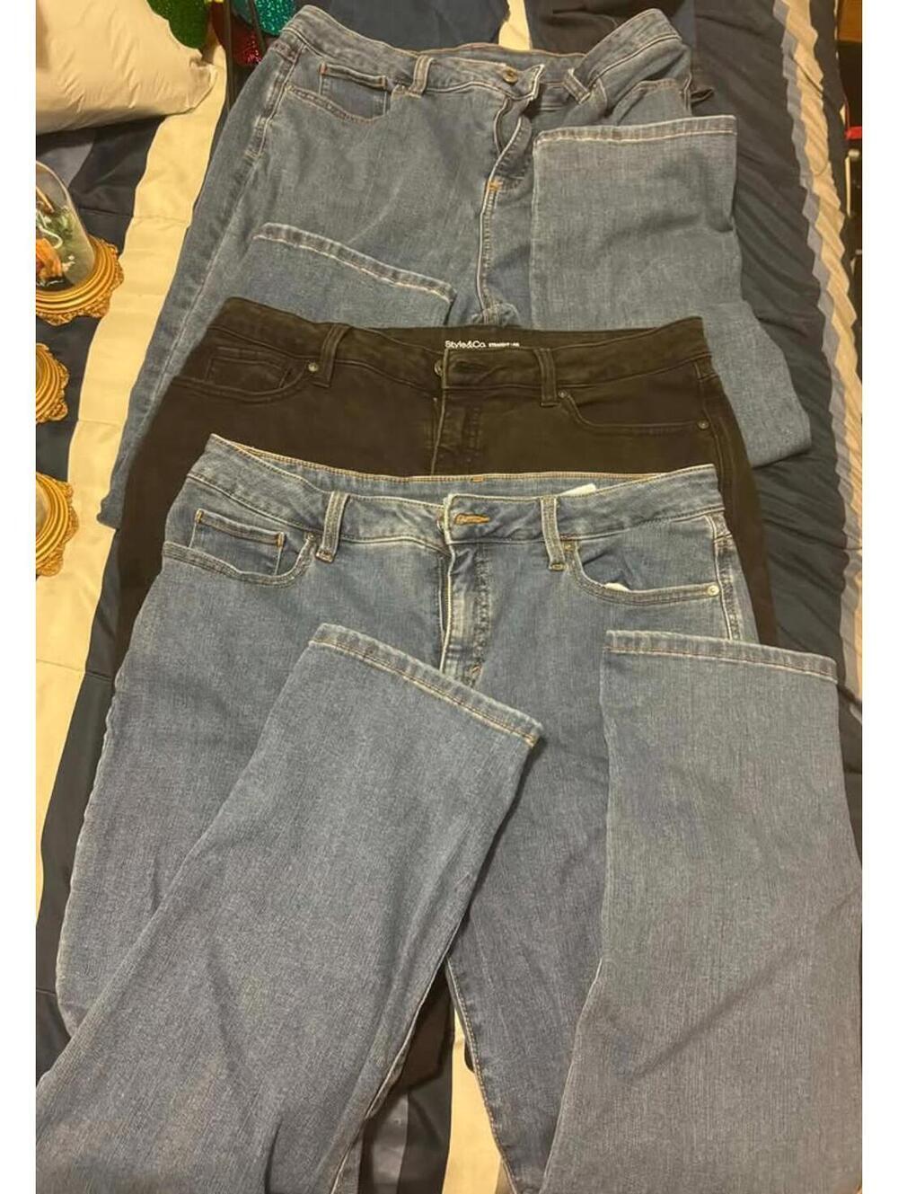 3 Pairs Women's Size 16 Petite/Short Style & Co Jeans